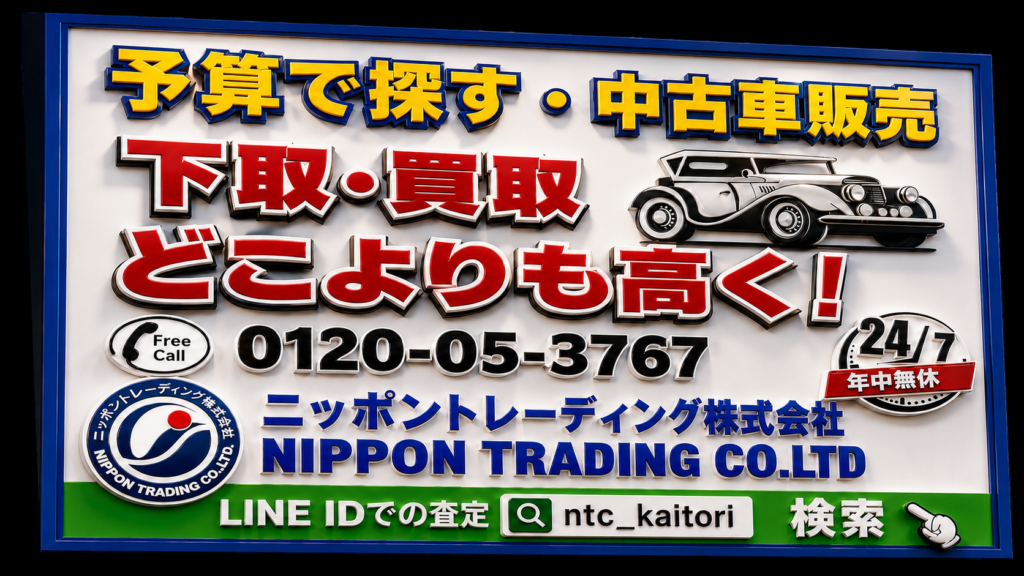ニッポントレーディング株式会社 厚木市の中古車買取・無料査定
